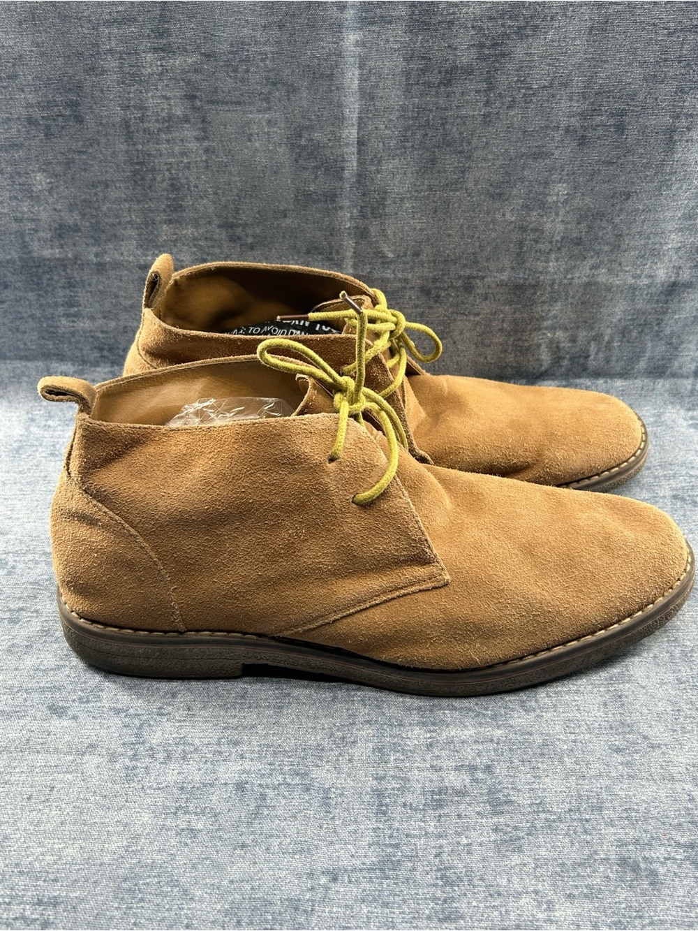 G.H. Bass Pearce chukka boots suede tan lace up men’s sz 11.5D rugged heritage